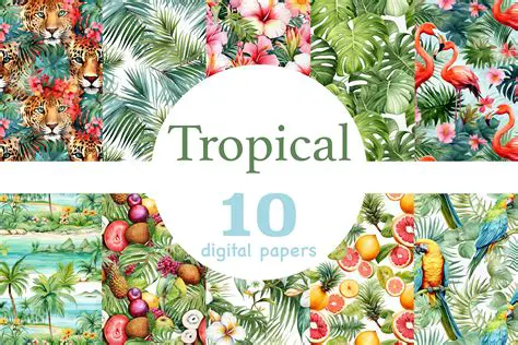 7 Exotic Background Papers