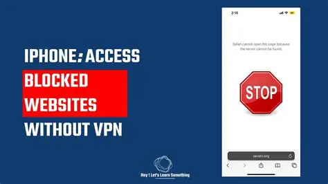 Access to other blocked websites