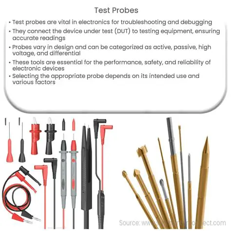 Adjustment of tools and probes