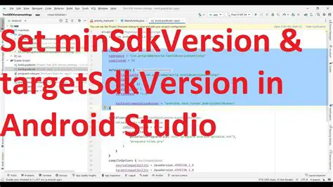 App Minimum and Target SDK Version