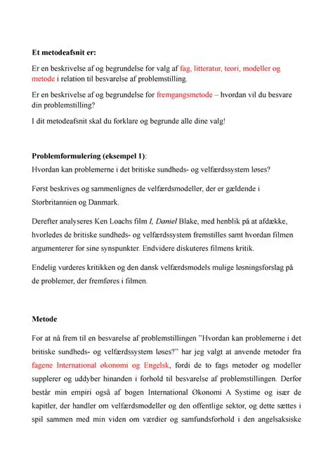 Arbeidsoppgave for en teknisk workshop