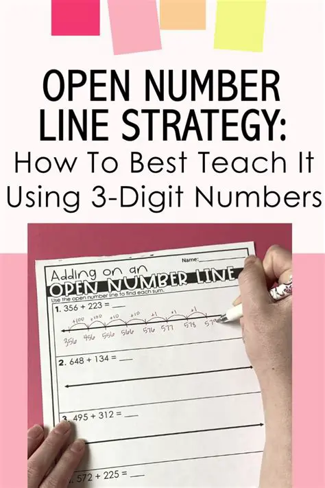 Benefits of Using an Open Number Line