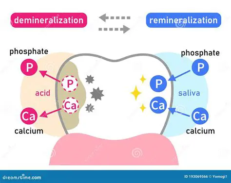 Calcium ions in saliva play an important role in the process of remineralization of tooth enamel