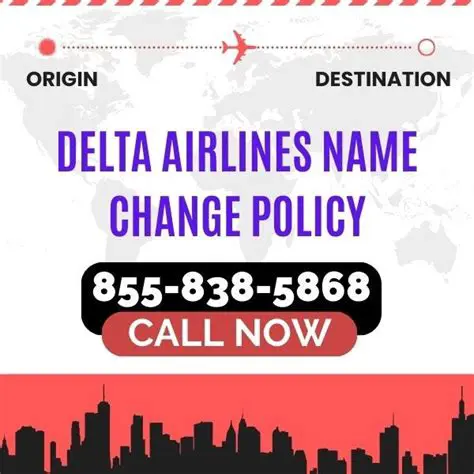 Changing Passenger Names on Delta