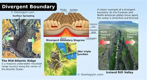 Characteristics of a Divergent Boundary