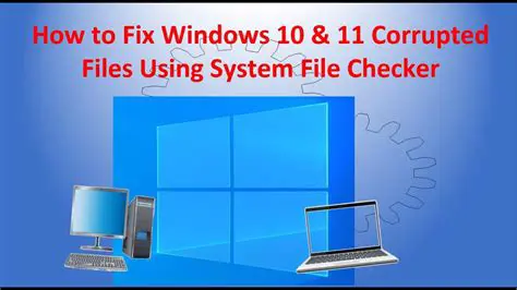 Check for corrupted system files