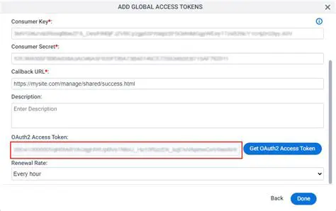 Check the access token format