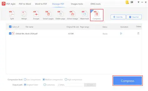 Choose Compression Settings