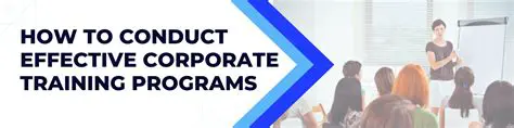 Conduct comprehensive training programs