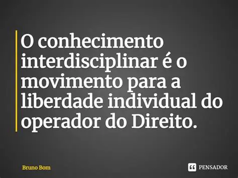Conhecimento Interdisciplinar