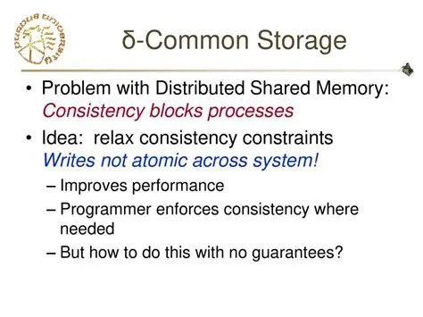 Consistency in Storage Process