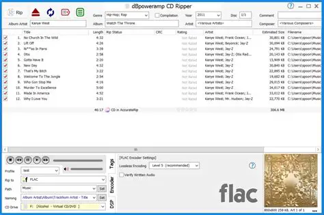 Creating Audio CDs with DB CD Burner and Ripper