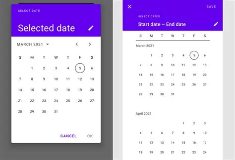Date Range Picker and Trend Visualization
