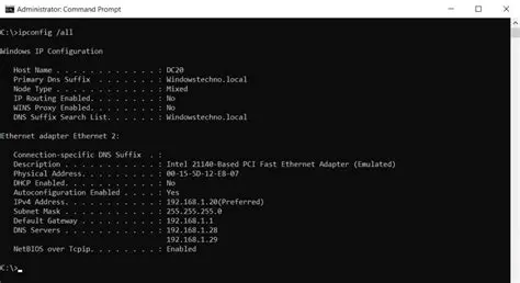 Displays the current Internet IP