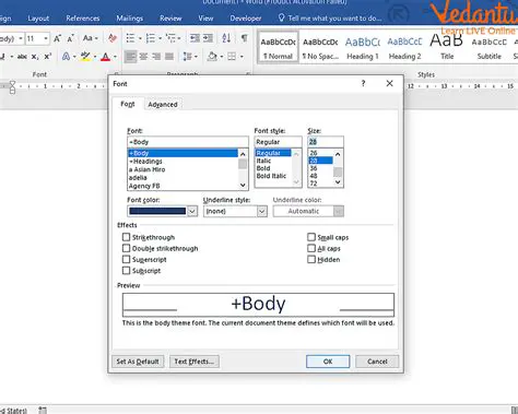 Editing and Formatting Options