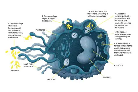 Engulfing and killing pathogens
