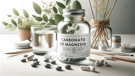 Escribiendo el carbonato de magnesio