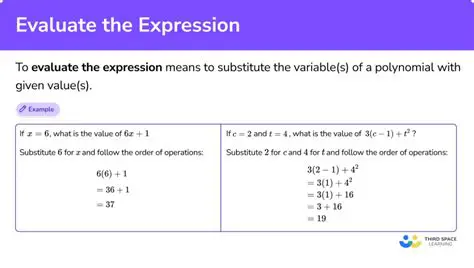 Evaluating the First Expression