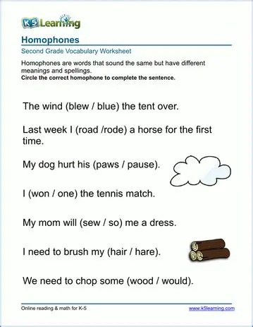 Exercises for Vocabulary Practice
