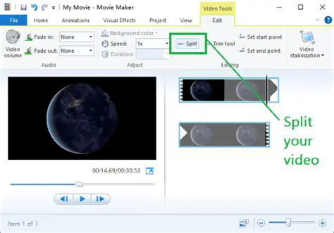 Features of Movie Splitter