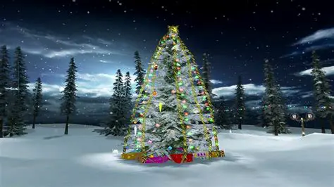 Features of My 3D Christmas Tree Full Screen Saver