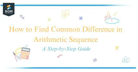 Finding the Common Difference