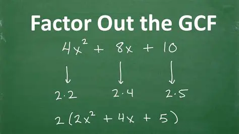 Finding the GCF of the Given Expression
