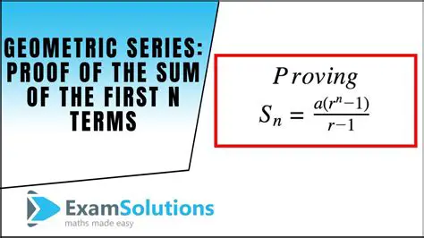 Finding the Sum of the First Series