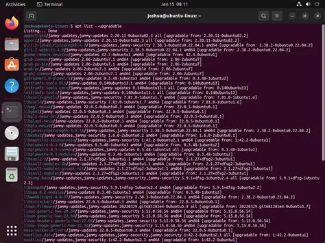 Finding Upgradeable Packages