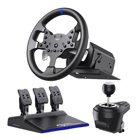 Force Feedback Steering Wheel and Pedal System
