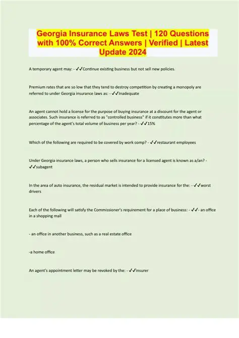Frequently Asked Questions About Prohibited Acts Under Georgia Insurance Laws