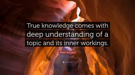 Gaining a deeper understanding