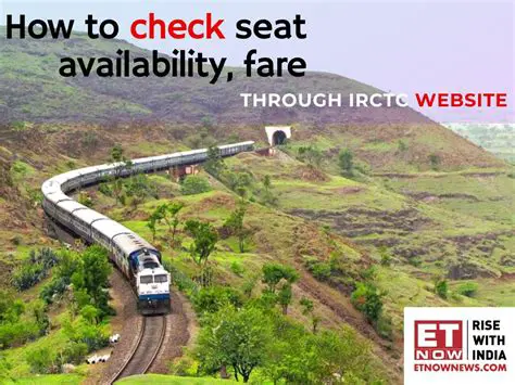 How to Check Seat Availability