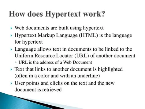 Hypertext Document Editing