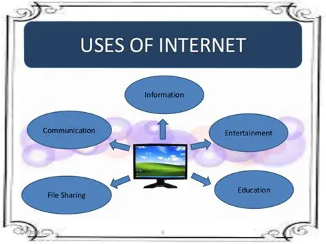 I use internet for information