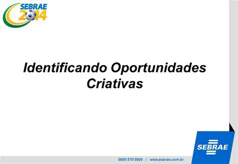 Identificando Oportunidades Criativas