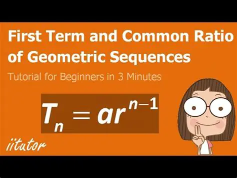 Identifying the First Term and Common Ratio