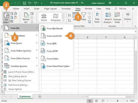 Import and Export Office Files