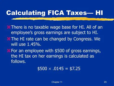 Incorrectly calculating FICA taxes