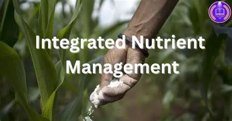 Integrated nutrient management