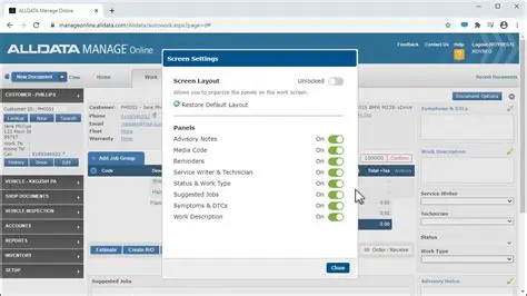 Key Features of ALLDATA Manage
