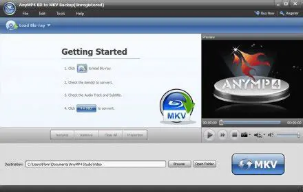 Key Features of AnyMP4 BD to MKV Backup