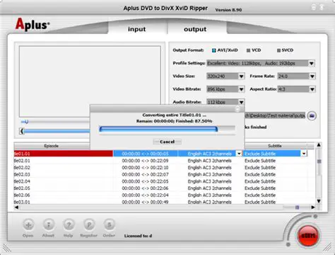 Key Features of Aplus DivX to XviD Converter
