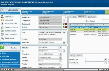 Key Features of BMC Remedy