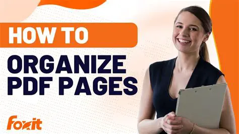 Key Features of Foxit PDF Page Organizer Pro