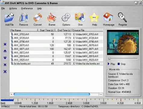 Key Features of Free DivX DVD 2 MPEG1 Converter SE