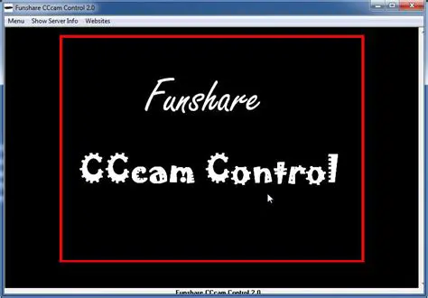 Key Features of Funshare CCcam Control