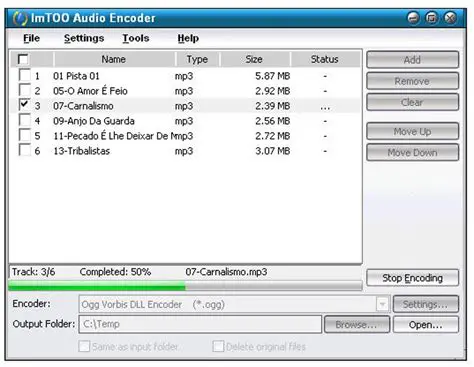 Key Features of ImTOO MP3 Encoder