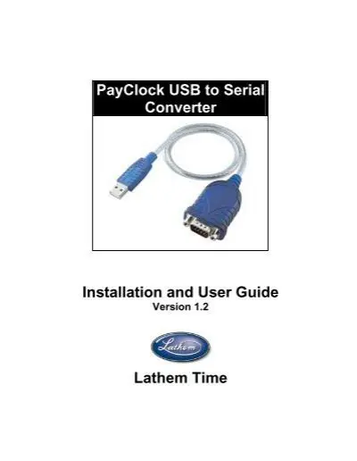 Key Features of Payclock USB Terminal Service