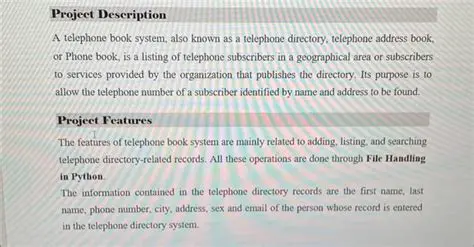 Key Features of Phone Book for Windows